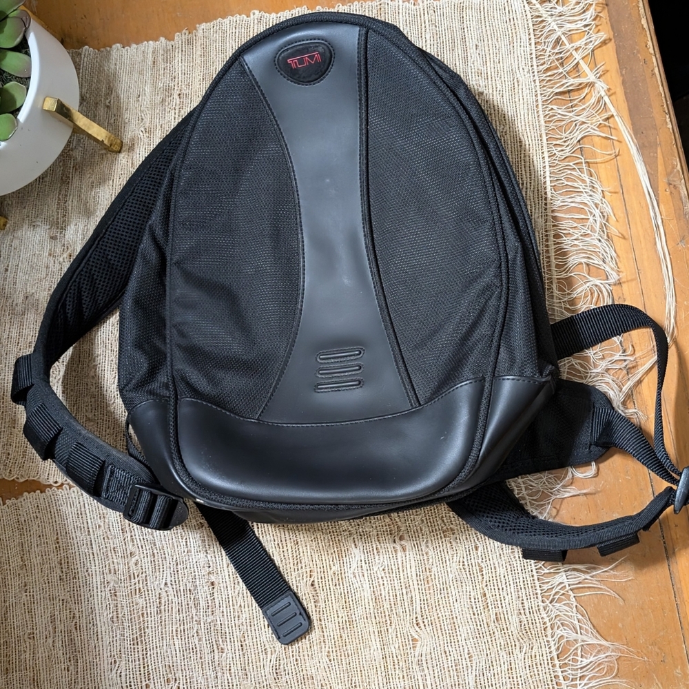 Tumi Black Mesh Backpack